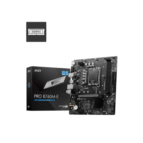 MSI PRO B760M-E DDR5 mATX Motherboard